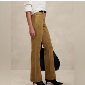 Banana Republic Tan Flare Pants